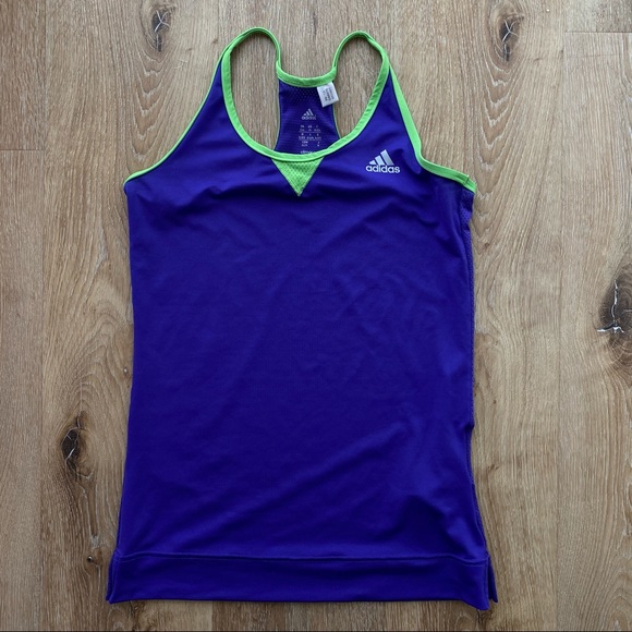 Adidas Climacool Tank Top, Royal Blue/Royal Purple - Picture 6 of 10